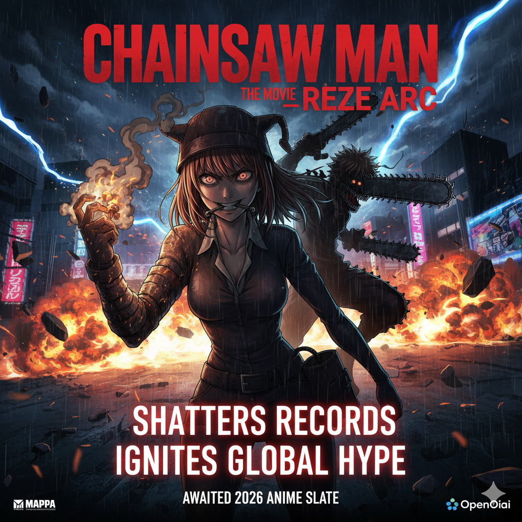 Chainsaw Man: The Movie – Reze Arc Shatters Records and Ignites Global Hype Ahead of 2026 Anime Slate